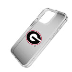 University of Georgia Bulldogs Linen Clear Phone Case for Apple iPhone