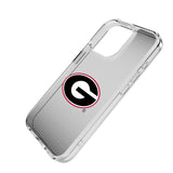 University of Georgia Bulldogs Linen Clear Phone Case for Apple iPhone