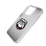University of Georgia Bulldogs Uga Linen Clear Phone Case for Apple iPhone