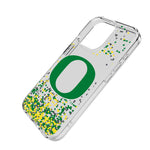 University of Oregon Ducks Confetti Clear Phone Case for Apple iPhone