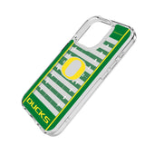 University of Oregon Ducks Field Clear Phone Case for Apple iPhone