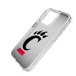 University of Cincinnati Bearcats Linen Clear Phone Case for Apple iPhone
