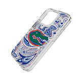 University of Florida Gators Paisley Clear Phone Case for Apple iPhone