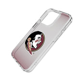 Florida State University Seminoles Linen Clear Phone Case for Apple iPhone
