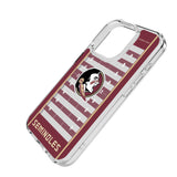Florida State University Seminoles Field Clear Phone Case for Apple iPhone