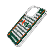 University of Miami Hurricanes Field Clear Phone Case for Apple iPhone