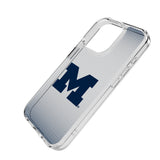 University of Michigan Wolverines Linen Clear Phone Case for Apple iPhone