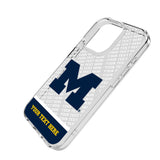 University of Michigan Wolverines Personalized EndZone Plus Clear Phone Case for Apple iPhone