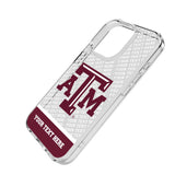 Texas A&M University Aggies Personalized EndZone Plus Clear Phone Case for Apple iPhone