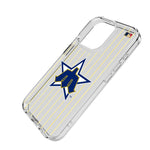 Seattle Mariners 1981-1986 - Cooperstown Collection Pinstripe Clear Phone Case for Apple iPhone