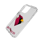 Arizona Cardinals 2024 Edition Clear Phone Case for Apple iPhone
