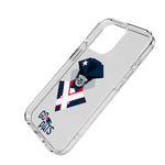 New England Patriots 2024 Edition Clear Phone Case for Apple iPhone