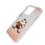 Cleveland Browns Historic Collection Linen Clear Phone Case for Apple iPhone