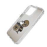 New Orleans Saints Historic Collection Linen Clear Phone Case for Apple iPhone