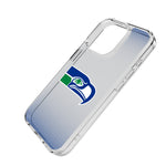 Seattle Seahawks Historic Collection Linen Clear Phone Case for Apple iPhone