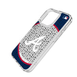 Atlanta Braves Personalized Circle Clear Phone Case for Apple iPhone