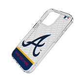 Atlanta Braves Personalized EndZone Plus Clear Phone Case for Apple iPhone