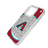 Arizona Diamondbacks Personalized Circle Clear Phone Case for Apple iPhone