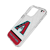 Arizona Diamondbacks Personalized EndZone Plus Clear Phone Case for Apple iPhone