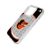 Baltimore Orioles Personalized Circle Clear Phone Case for Apple iPhone