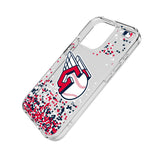 Cleveland Guardians Confetti Clear Phone Case for Apple iPhone