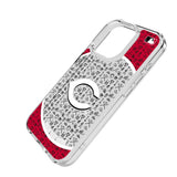 Cincinnati Reds Personalized Circle Clear Phone Case for Apple iPhone