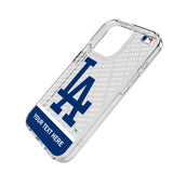 LA Dodgers Personalized EndZone Plus Clear Phone Case for Apple iPhone