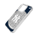 New York Yankees Personalized Circle Clear Phone Case for Apple iPhone