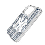 New York Yankees Text Backdrop Clear Phone Case for Apple iPhone