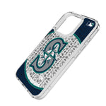 Seattle Mariners Personalized Circle Clear Phone Case for Apple iPhone