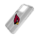 Arizona Cardinals Text Backdrop Clear Phone Case for Apple iPhone