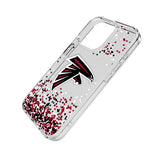 Atlanta Falcons Confetti Clear Phone Case for Apple iPhone