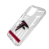 Atlanta Falcons Personalized Tilt Clear Phone Case for Apple iPhone
