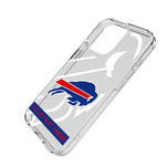 Buffalo Bills Personalized Tilt Clear Phone Case for Apple iPhone