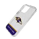Baltimore Ravens Personalized EndZone Plus Clear Phone Case for Apple iPhone
