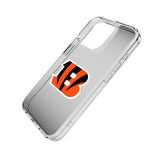 Cincinnati Bengals Linen Clear Phone Case for Apple iPhone