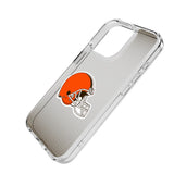 Cleveland Browns Linen Clear Phone Case for Apple iPhone