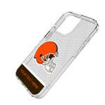 Cleveland Browns Personalized EndZone Plus Clear Phone Case for Apple iPhone