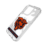 Chicago Bears Personalized Tilt Clear Phone Case for Apple iPhone