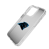 Carolina Panthers Linen Clear Phone Case for Apple iPhone
