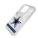 Dallas Cowboys Personalized Tilt Clear Phone Case for Apple iPhone