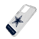 Dallas Cowboys Personalized EndZone Plus Clear Phone Case for Apple iPhone