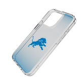 Detroit Lions Linen Clear Phone Case for Apple iPhone