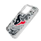 Houston Texans Paisley Clear Phone Case for Apple iPhone