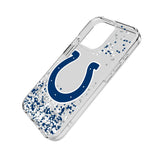 Indianapolis Colts Confetti Clear Phone Case for Apple iPhone
