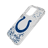 Indianapolis Colts Confetti Clear Phone Case for Apple iPhone