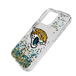 Jacksonville Jaguars Confetti Clear Phone Case for Apple iPhone