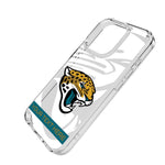 Jacksonville Jaguars Personalized Tilt Clear Phone Case for Apple iPhone