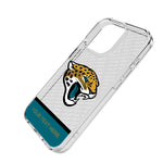 Jacksonville Jaguars Personalized EndZone Plus Clear Phone Case for Apple iPhone
