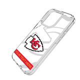 Kansas City Chiefs Personalized Tilt Clear Phone Case for Apple iPhone